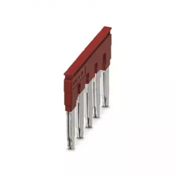 Phoenix Contact FBS 5-10 steekbrug, 5-polig, 10 mm rastermaat, rood 3005948