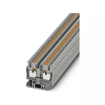 Phoenix Contact MPT 2.5 mini-doorgangsklem, Push-in-aansluiting, 2,5 mm², 500 V, 24 A, grijs