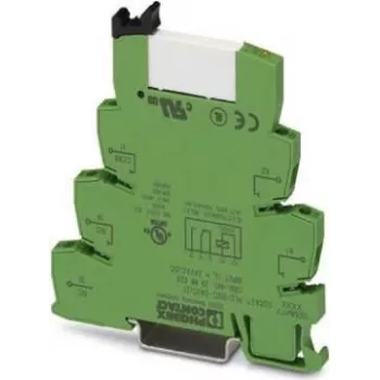 Phoenix Contact PLC-RSC-24UC/21 interfacerelais, 24V AC/DC-spoel, 1 wisselcontact, 6A, DIN-rail, groen