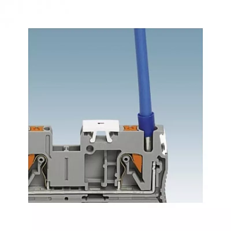 Phoenix Contact PT 2,5 push-in doorvoerklem, 2,5 mm², grijs, DIN-railmontage, 800 V, 24 A