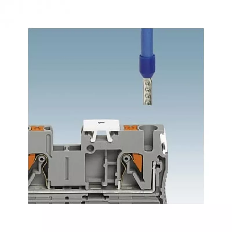 Phoenix Contact PT 2,5-QUATTRO Doorvoerklem, Push-in, 4-ader, 2,5 mm², 800 V, 24 A, grijs