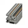 Phoenix Contact PTI 2,5 Push-In installatieklem, 2 verdiepingen, 2,5 mm², 500 V, 24 A, DIN-rail, grijs