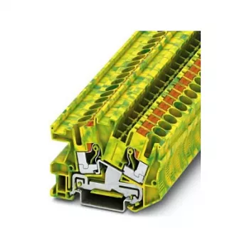 Phoenix Contact PTI 6-PE aardleidingklem, push-in aansluiting, 6 mm², groen-geel, DIN-railmontage