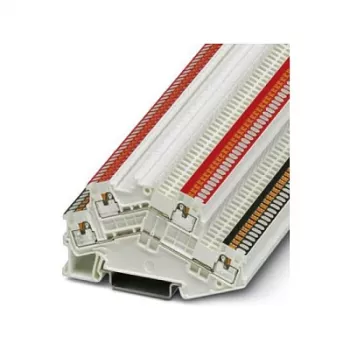 Phoenix Contact PTTBS-1,5/SWH/U-BK/O-RD dubbelverdieping rijgklem zwart/rood