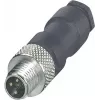 Phoenix Contact SACC-M 8MS-4CON-M-SW M8 stekker veldmonteerbare connector, schroefaansluiting, afgeschermd, IP67, 4-polig, Pg7 1501265