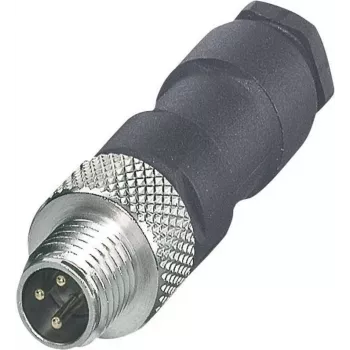 Phoenix Contact SACC-M 8MS-4CON-M-SW M8 stekker veldmonteerbare connector, schroefaansluiting, afgeschermd, IP67, 4-polig, Pg7 1501265