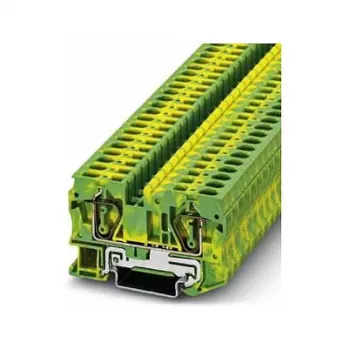 Phoenix Contact ST 6-PE aardklem, trekveer, groen-geel, 6mm², DIN-rail