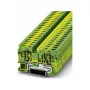 Phoenix Contact ST 6-PE aardklem, trekveer, groen-geel, 6mm², DIN-rail