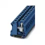 Phoenix Contact UTI 16 BU installatieklem, blauw, 16 mm², schroefaansluiting, DIN-railmontage