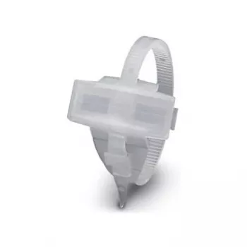 Phoenix KMK kabelmarkeringsdrager voor kabels van 10-25 mm, label 29x8 mm, wit polyamide