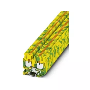 Phoenix MPT 2,5-PE mini aardleidingklem, push-in, 2,5 mm², groen-geel