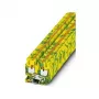 Phoenix MPT 2,5-PE mini aardleidingklem, push-in, 2,5 mm², groen-geel