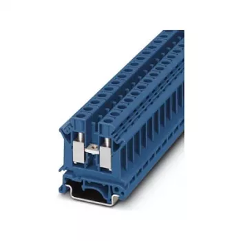Phoenix UK 10 N BU doorvoerklem, blauw, schroefaansluiting, 10 mm², 800 V, 57 A, DIN-railmontage