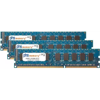 PHS-memory 24GB (3x8GB) DDR3 ECC UDIMM 1333MHz PC3-10600E servergeheugenkit voor Supermicro SuperServer 6016TT-TF SP580288