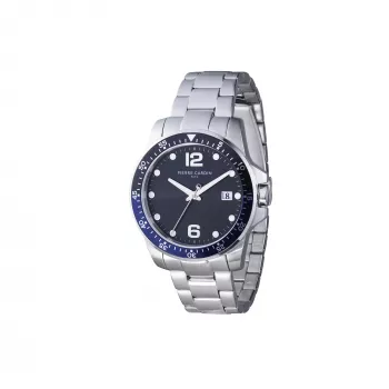 Pierre Cardin heren analoog quartzhorloge CNI.0030 40mm zwarte wijzerplaat leren band