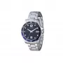 Pierre Cardin heren analoog kwartshorloge CNI.0030 40mm zwarte wijzerplaat leren band
