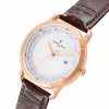Pierre Cardin heren horloge CLC.6003 43mm roestvrij staal zwarte wijzerplaat echt leren band