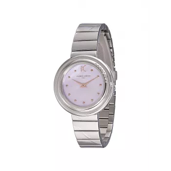 Pierre Cardin dameshorloge CF.1010.MS.2 quartz analoog 32mm zilver RVS mesh