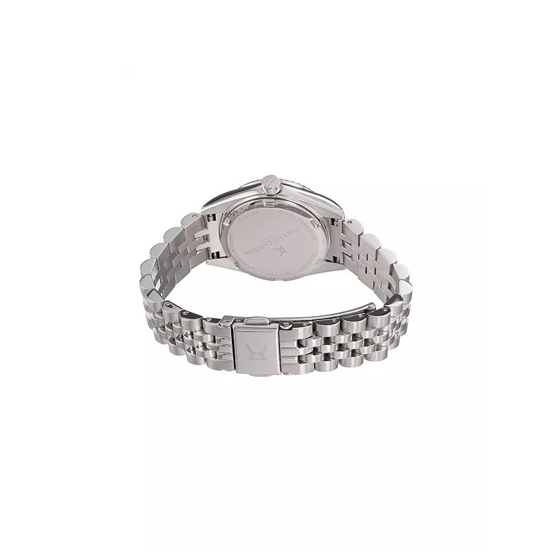 Pierre Cardin dameshorloge CF.1012.MS.1 analoog quartz 28 mm zilver RVS
