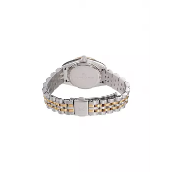 Pierre Cardin dames quartz analoog horloge CF.1012.MU.3 - 28mm zilver roestvrij staal mesh
