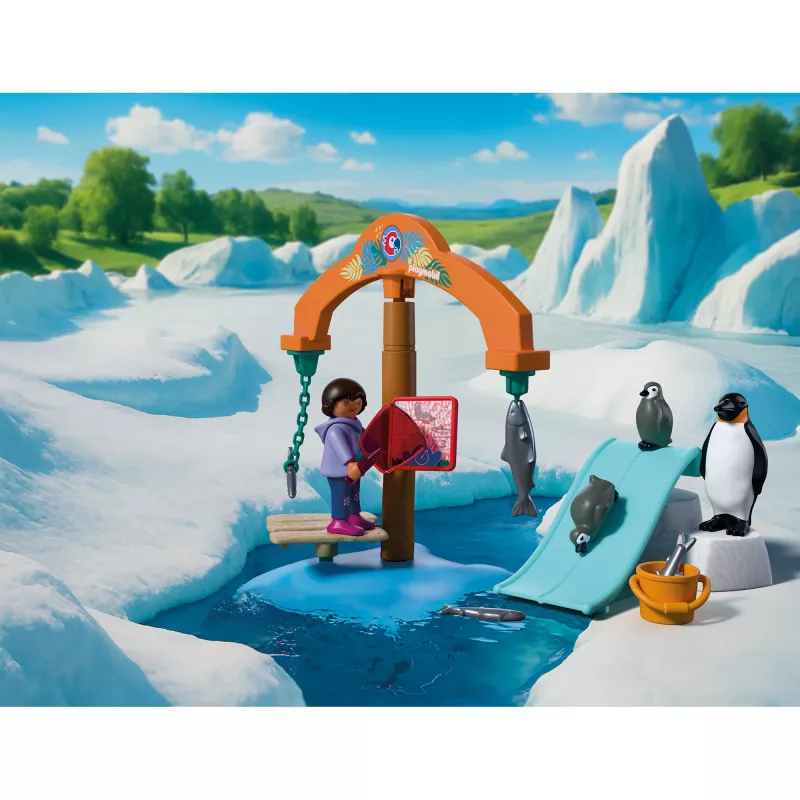 PLAYMOBIL 72073 Animals & Friends Zoo Ice Expedition speelset