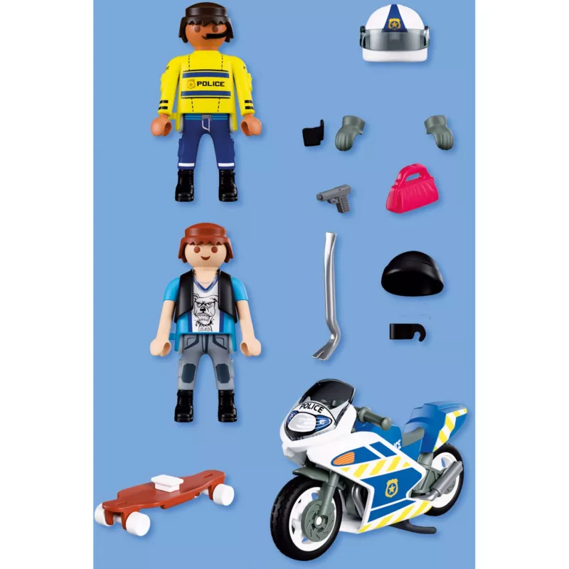 PLAYMOBIL 72079 City Action politiemotor achtervolging