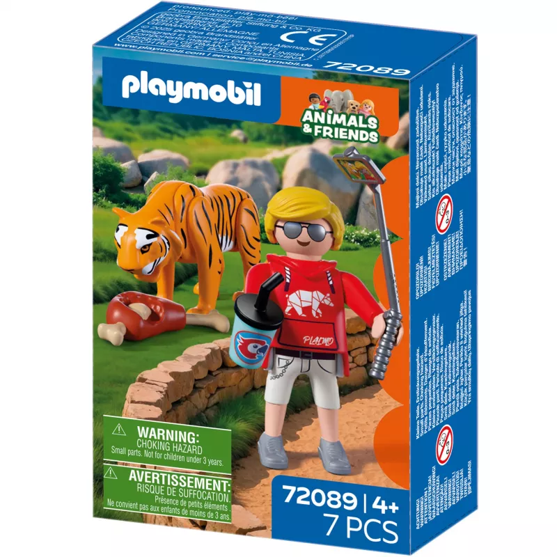 PLAYMOBIL 72089 Animals & Friends Zoo Tijger en bezoekers
