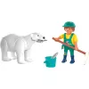 Playmobil 72090 Animals & Friends Zoo: ijsbeer en dierenverzorger