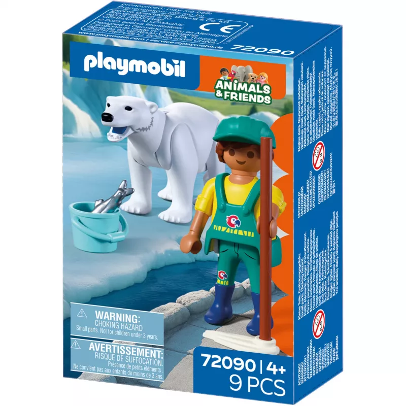 Playmobil 72090 Animals & Friends Zoo: ijsbeer en dierenverzorger