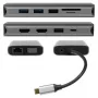PLUSONIC USB-C docking-adapter 8in1 - Space Gray