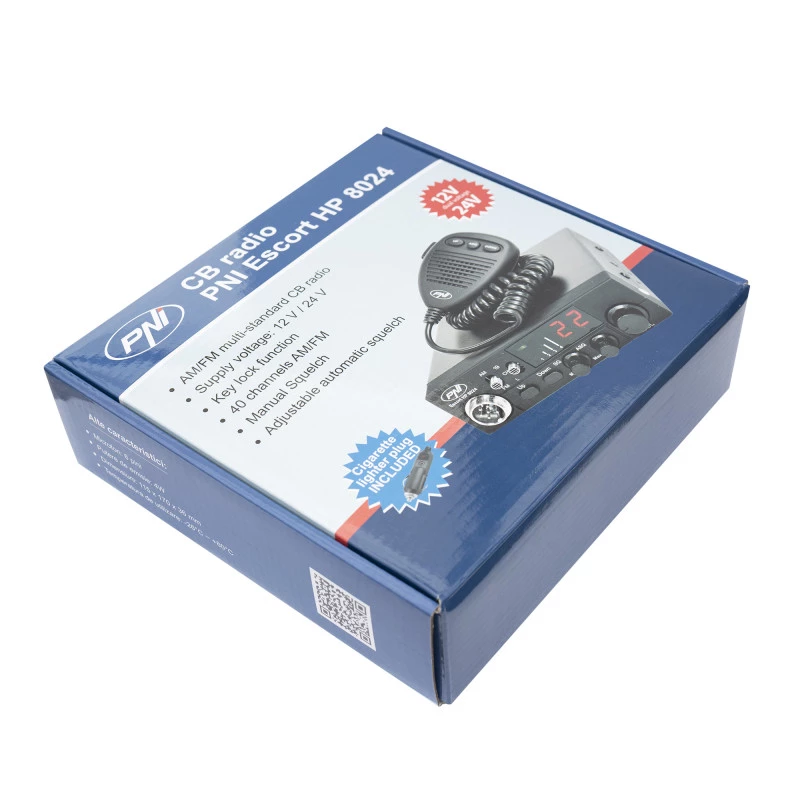 PNI HP-8024 ESCORT CB-marifoon AM/FM 12/24V