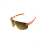POC Elicit fietsbril - Fluo Orange / Violet-Silver Mirror