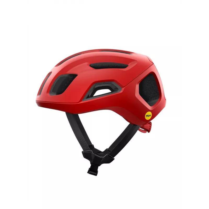POC Ventral Lite fietshelm medium Fluorescent Orange/AVIP White