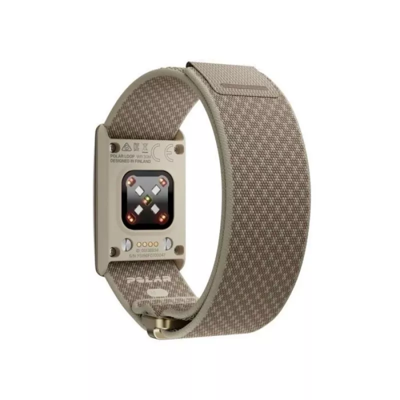 Polar Loop schermloze activiteitentracker S-L, greige zand (920115932)