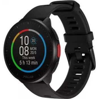 Polar Pacer GPS-hardloopwatch - Night Black - S/L-band - 1,2 inch MIP-display - 32 MB - Bluetooth