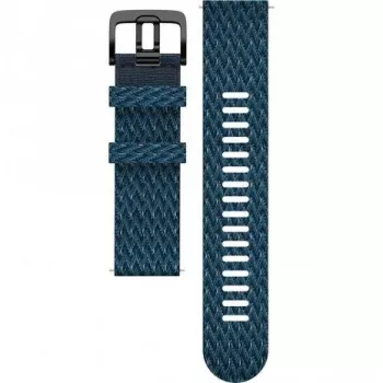 Polar textiel horlogeband 22 mm M-L blauw