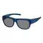 Polaroid Ancillaries PLD9003SM3Q unisex zonnebril - zwart montuur, grijze gepolariseerde glazen