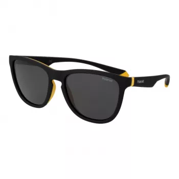 Polaroid PLD 2133/S unisex vierkante zonnebril havana bruin gepolariseerd UV400 56mm
