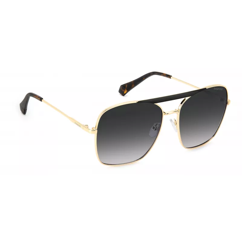 Polaroid PLD 6201/S dames aviator zonnebril Havana bruin gepolariseerd