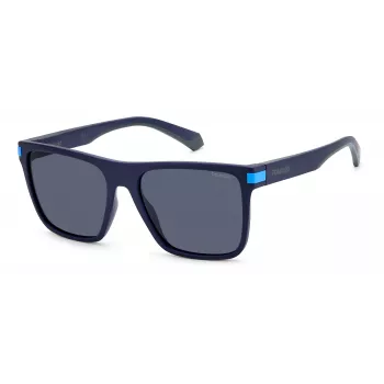POLAROID PLD2128SFLL unisex zonnebril - hoekig gepolariseerd UV400 - 55/17/140 mm