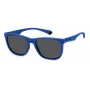 Polaroid PLD2140SDOF unisex vierkante zonnebril Havana 55mm