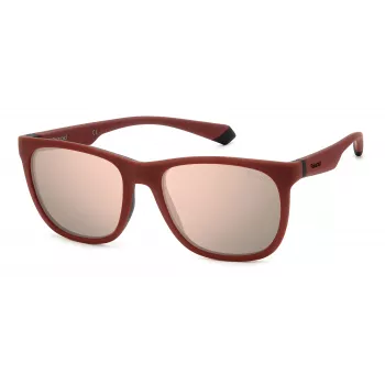 Polaroid PLD2140ST9H unisex zonnebril - zwart montuur, grijze gepolariseerde glazen, 55 mm