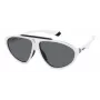 POLAROID PLD2151S6HT unisex zonnebril Havana montuur groene gepolariseerde glazen 62mm