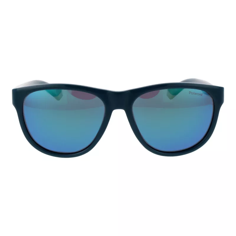 Polaroid PLD2156S56ZI9 unisex rechthoekige zonnebril - Havana/grijs gepolariseerd