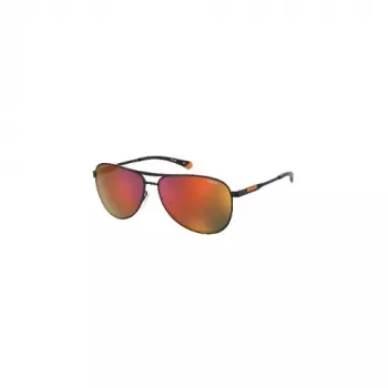 POLAROID PLD2160GSX807 heren gepolariseerde zonnebril - zwart montuur grijze glazen 62mm