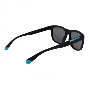Polaroid PLD2163/S unisex zonnebril - zwart montuur, grijze gepolariseerde glazen - 54 mm