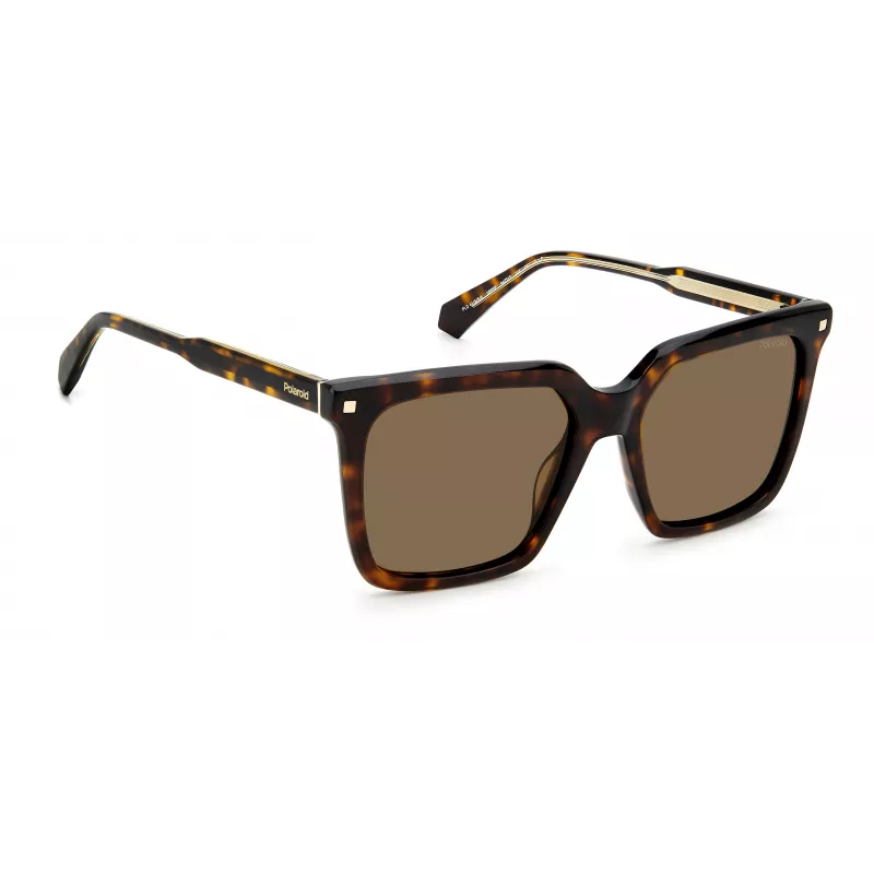POLAROID PLD4115SX086F dames gepolariseerde zonnebril Havana 54mm