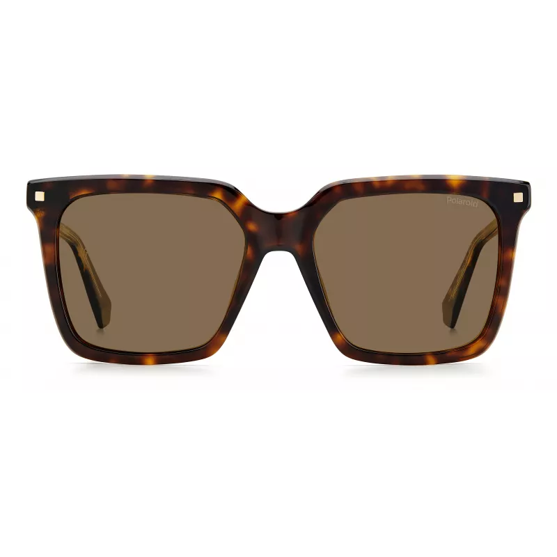 POLAROID PLD4115SX086F dames gepolariseerde zonnebril Havana 54mm