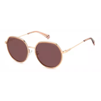 POLAROID PLD4160GSXDDB unisex rechthoekzonnebril - gepolariseerd UV400 grijs glas zwart montuur