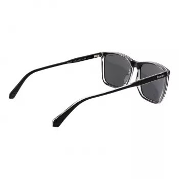 Polaroid PLD4180S587C5 heren Havana bruin hoekige zonnebril met bruine gepolariseerde glazen